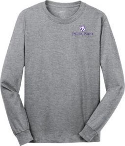 Long Sleeve Core Cotton Tee, Athletic Heather